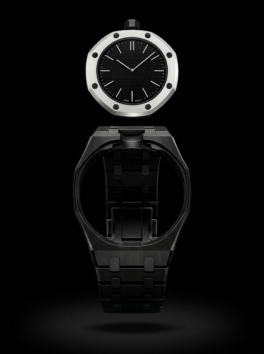 Atelier WRST Royal Pop watch on volcanic stone